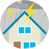 落雷による家電の故障