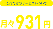 特約保険料 月々931円